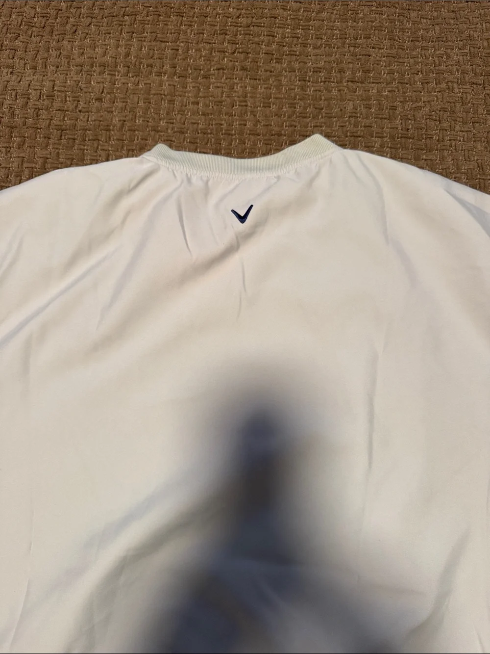 Vintage Callaway Cream V-Neck Golf Pullover